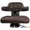 A & I Products Seat w/ Wrap Around Back W/Arms, Black Vinyl, 300 lb / 136 kg Weight Limit 26" x19" x12" A-W222BL - alternate 2